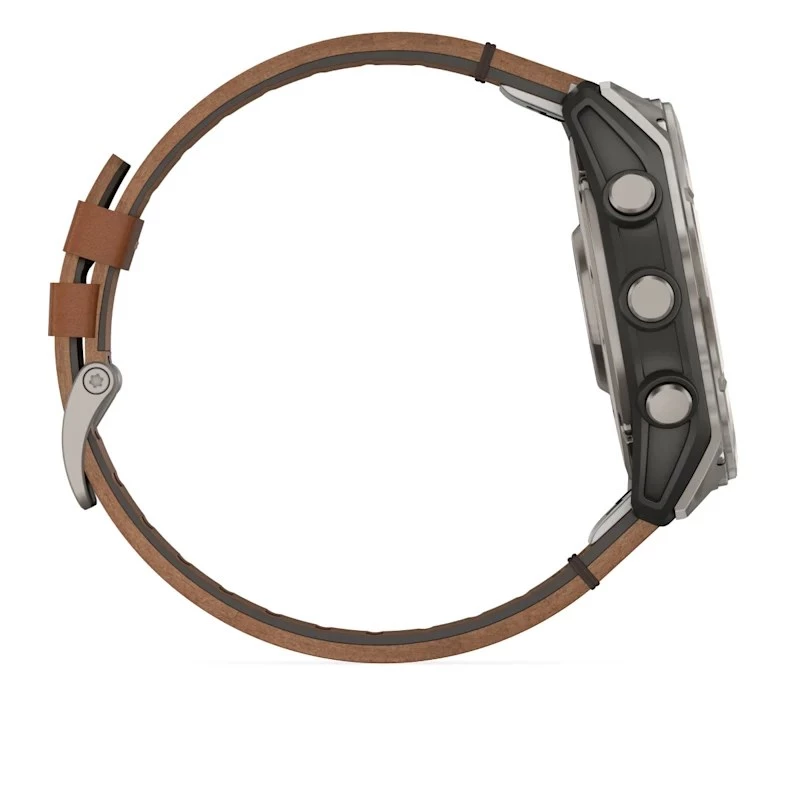 Garmin Fenix 8 3,56 cm (1,4) AMOLED 51 mm digitaalne 454 x 454 pikslit puutetundlik titaan Wi-Fi GPS (satelliit)