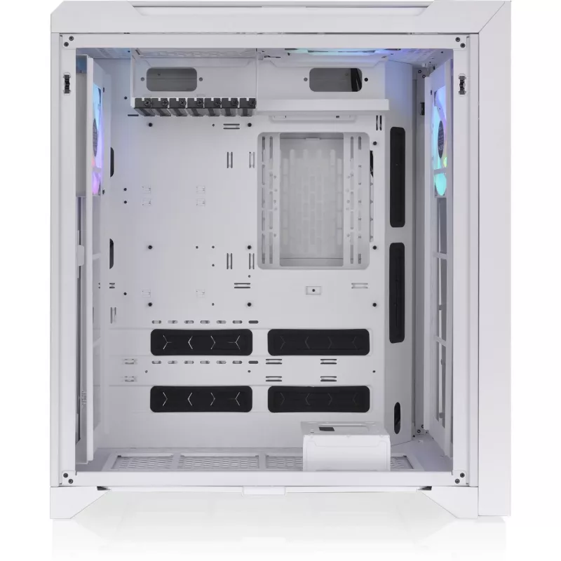 CTE C700 TG ARGB Snow, Tower-Enclosure White, Tempered Glass