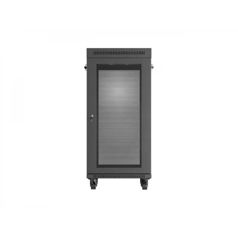 Rack cabinet LANBERG FF01-6624-23BL 24U freestanding 19 inch 600×600 mm IP20 must