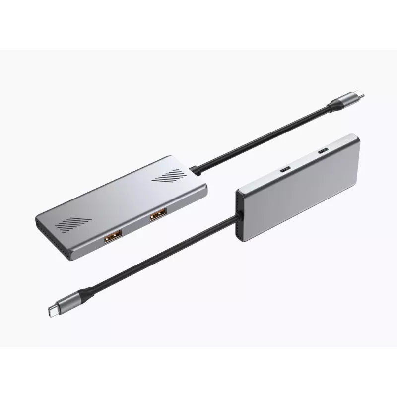 USB-jaotur Gembird 4-pordiline USB 3.2 Gen 2 USB-C jaotur 4x Type-A ja USB-C portidega
