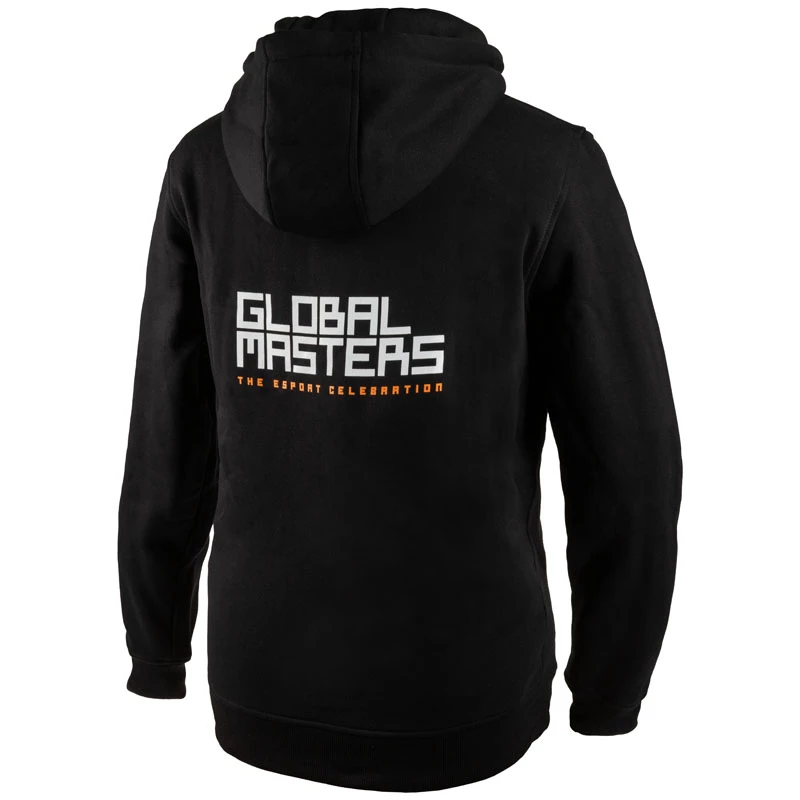 Global Mastersi kapuutsiga pusa GM Logo - must (L)