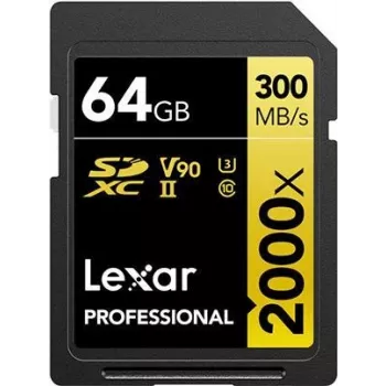 Lexar Professional 2000x 64 GB SDHC UHS-II Klass 10 (LSD2000064G-BNNNG)