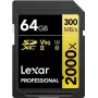 Lexar Professional 2000x 64 GB SDHC UHS-II Klass 10 (LSD2000064G-BNNNG)