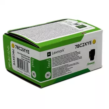 Lexmark 78C2XYE toonerikassett 1 tk Originaal Kollane
