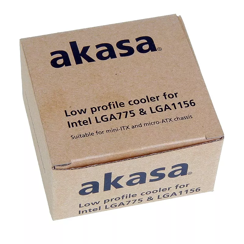 Akasa AK-CCE-7106HP arvuti jahutussüsteem Protsessori jahuti Must, Hõbedane
