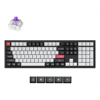 Mehaaniline klaviatuur Keychron Q6H-M1 Wireless RGB Carbon Must
