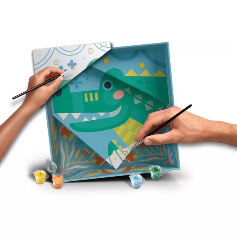 Ravensburger CreArt Do it together – Krokodill (laste ühismaalimiskomplekt)