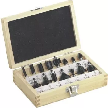 Metabo ruuterikomplekt 631039000 — 15-osaline freesimistarvikute komplekt