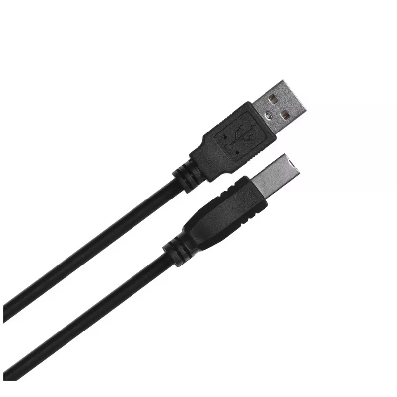 Lanberg CA-USBA-11CC-0010-BK USB-kaabel 1 m 2.0 USB B Must