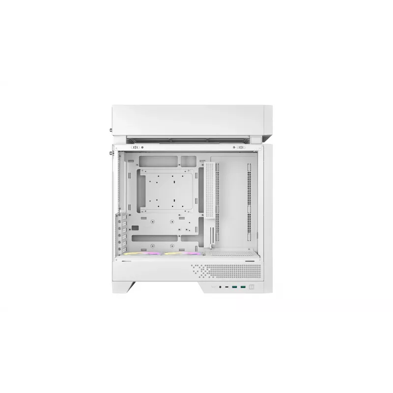 Arvutikorpus DeepCool CL660 WH valge — ATX/Micro-ATX/Mini-ITX, karastatud klaas, toetab ATX/PS2/SFX/SFX‑L toiteplokke