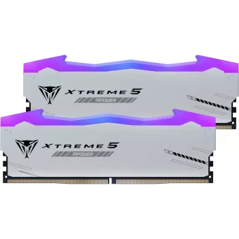 DIMM 32 GB DDR5-6400 (2x 16 GB) Dual-Kit, mälu must, PVXR532G64C32KM, Viper Xtreme 5 MPower RGB, INTEL XMP