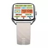 Zeblaze GTS 4 nutikell — 1,94-tolline (4,93 cm) AMOLED 466×466 px, puuteekraan, Wi‑Fi, metallkest, silikoonrihm (valge)