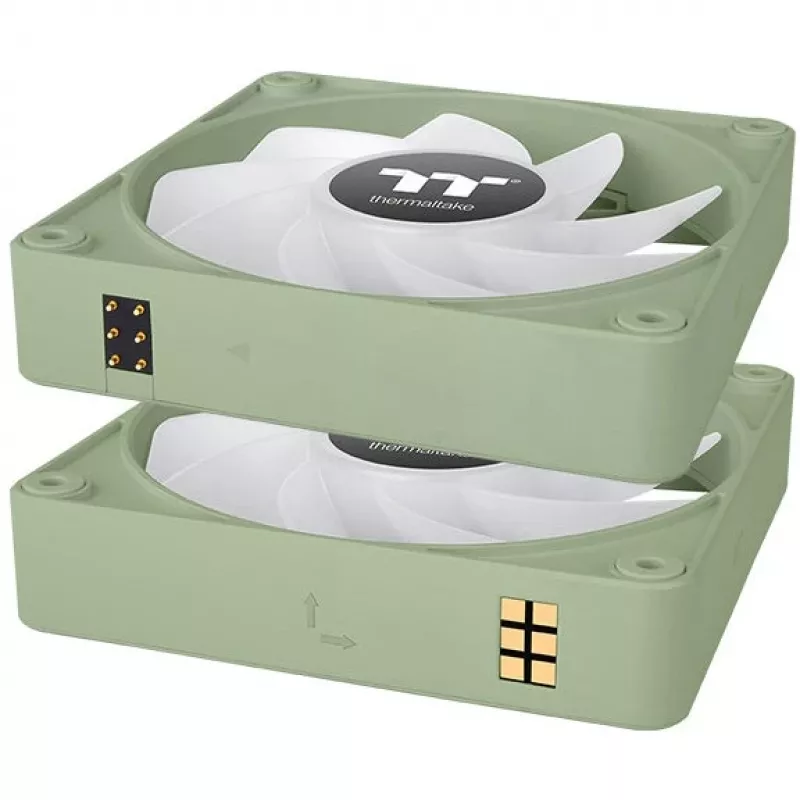 Thermaltake CT140 EX Reverse ARGB 140mm ventilaator 3-pack - Matcha roheline