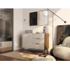 Cama meble ALMERA kummut 104x42x75 cm, pähkel/kašmiir, 3 sahtlit, puitlaastplaat