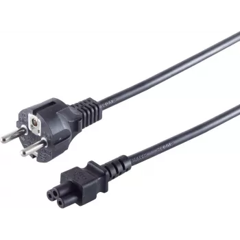 Toitekaabel helos 60001 — 1,8 m Schuko (tüüp F) kuni 3‑pooluseline C5 pistik