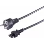 Toitekaabel helos 60001 — 1,8 m Schuko (tüüp F) kuni 3‑pooluseline C5 pistik