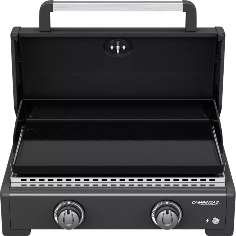 Gaasipliit Campingaz Onyx 2 2217205 — 2-põletiga planša malmist küpsetuspinnaga