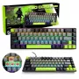 Mehaaniline klaviatuur MEDIA-TECH MT1260 Red Core MX60, 60% vormitegur, CHERRY MX Red lülitid, RGB taustvalgustus, USB, roheline