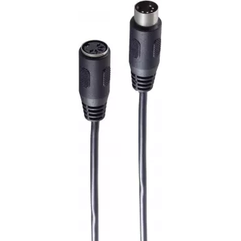 Audio Kaabel ShiverPeaks BS10104 2,5 m DIN 5-kontaktiline Isane-Emane Must