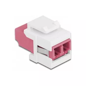 Keystone Module LC Duplex female to LC Duplex female DeLOCK 86818