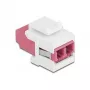 Keystone Module LC Duplex female to LC Duplex female DeLOCK 86818