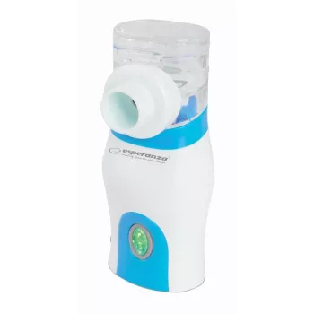 Kantav inhalaator ESPERANZA ECN005 — kompaktne taskunebulisaator, 0,2 ml/min, 21 dB, USB, 2×AA