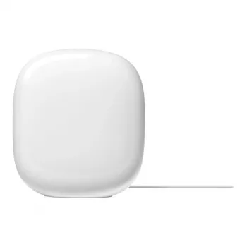 Google Nest WiFi Pro - Wi‑Fi System (Router) - up to 120 m² - Network - GigE, 802.11ax (Wi‑Fi 6E) - 802.11a/b/g/n/ac/ax (Wi‑Fi 6E) - Multi‑Band (GA03030-EU)