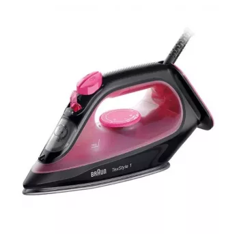 Braun TexStyle 1 kuiv- ja aurutriikraud keraamilise tallaga 2000 W must, lilla