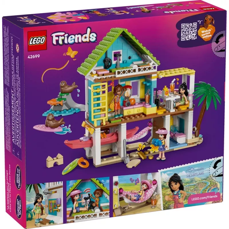 LEGO FRIENDS 42699 Rannamaja hüljestega