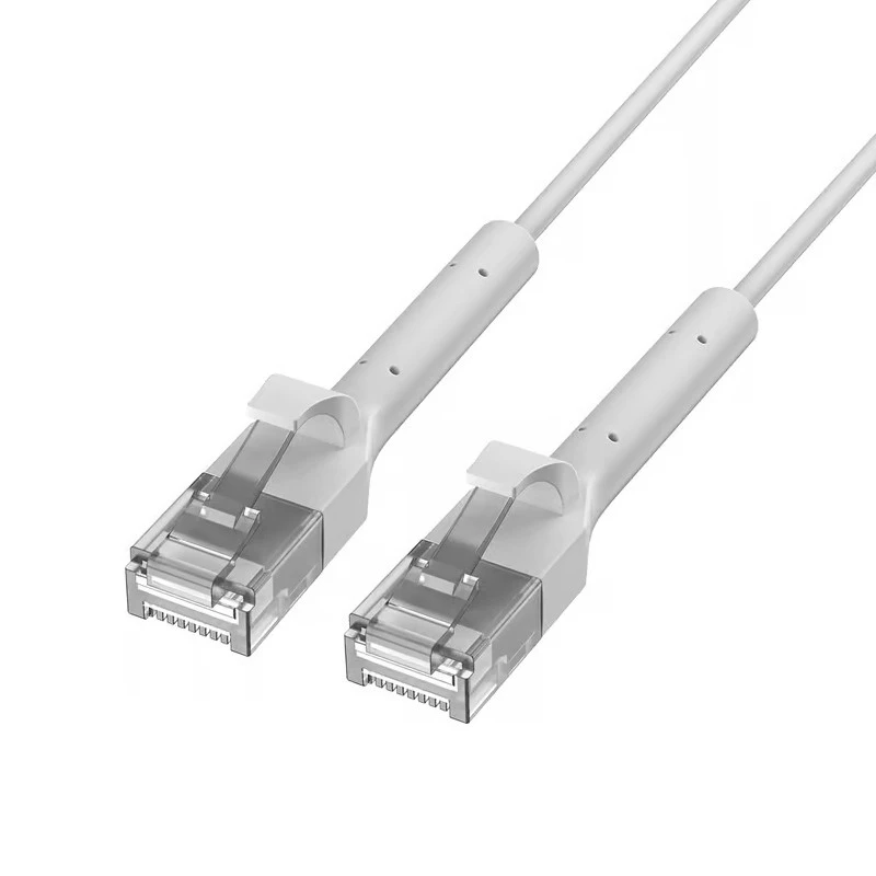 Patchjuhe cat.6a U/FTP 1Gbps vaskkeerupaar võrgukaabel, katkine ots 5m valge