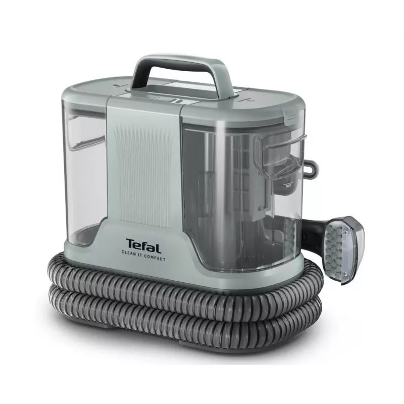 Kaasaskantav plekieemaldaja Tefal Clean It Compact Pet IZ3020F0 — käeshoitav polstri- ja loomaplekkide puhastaja
