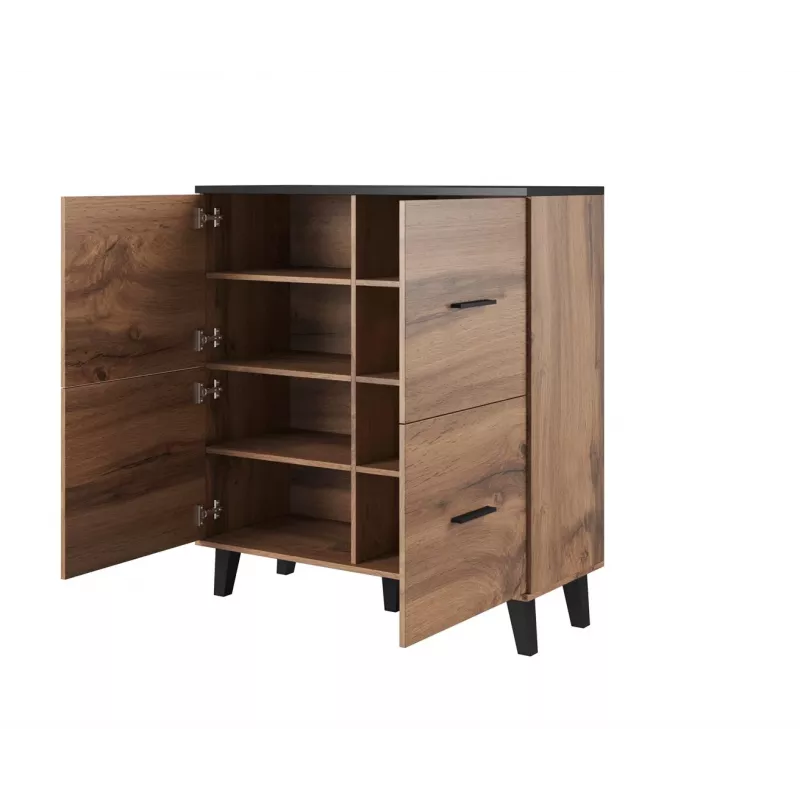 Cama sideboard LOTTA 110 4D wotan oak + mat Must