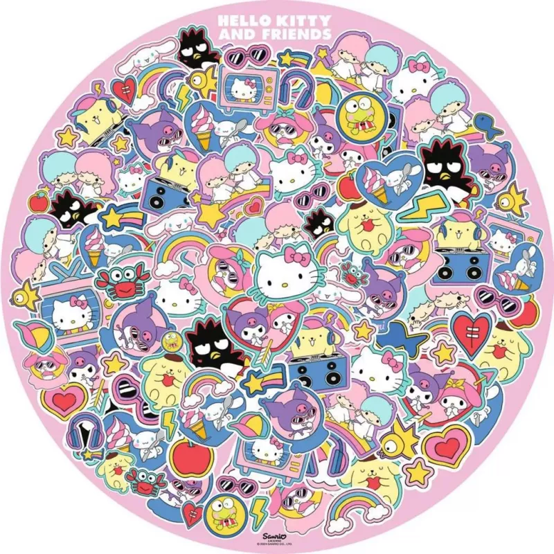 Pusle Ravensburger Hello Kitty and Friends — 500 tükki, ümmargune