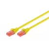 Patch cord Digitus CAT 6 U/UTP LSZH DK-1617-005/Y