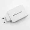 Laadija QOLTEC 100W GaN USB-C Dual PD 5–20V 1.5–5A, 2×USB-C
