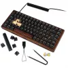 Sharkoon 100068081 klaviatuur kodu USB QWERTZ saksa must puidust 75%