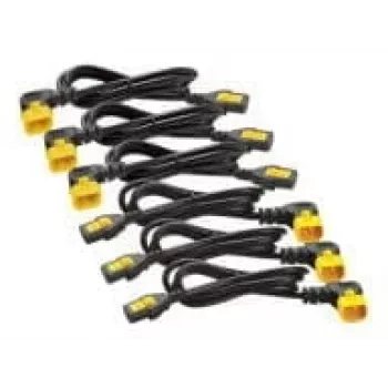 APC toitejuhtme komplekt (6 tk), lukustuv, C13 kuni C14 (90°), 1,2 m