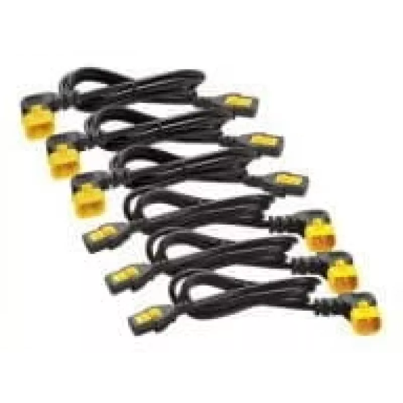 APC toitejuhtme komplekt (6 tk), lukustuv, C13 kuni C14 (90°), 1,2 m