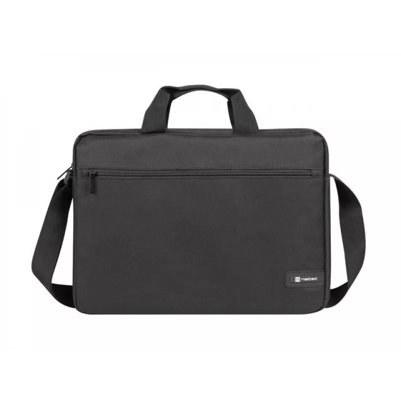 Kohver NATEC Wallaroo 39,6 cm (15,6 tolli) — Polüestrist sülearvutikohver, mahutab 15,6-tolliseid ekraane, must