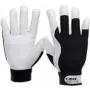 Töökojakindad Cimco 141245, must/valge, suurus L, 2 tk