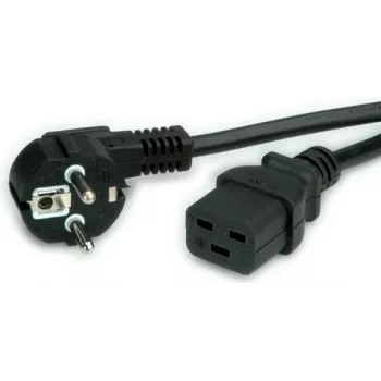 Toitekaabel Must VALUE 19.99.1553 3 m CEE7/7 C19 pistmik