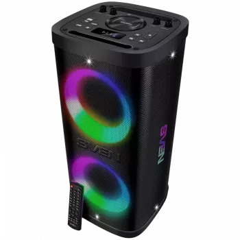 Kaasaskantav kõlar SVEN PS-930, must, võimsus 2x75W (RMS), TWS, Bluetooth, FM, USB, microSD, LED-ekraan, liitiumaku