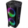 Kaasaskantav kõlar SVEN PS-930, must, võimsus 2x75W (RMS), TWS, Bluetooth, FM, USB, microSD, LED-ekraan, liitiumaku