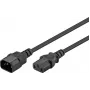 Goobay IEC seadme pikendusjuhe, 1,8 m, must (59570)