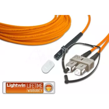 Lightwin kvaliteetne dupleks LWL patch-kaabel, MM OM2, MTRJ - SC LWL patch-kaabel (LDP-50 MTRJ-SC 3.0)