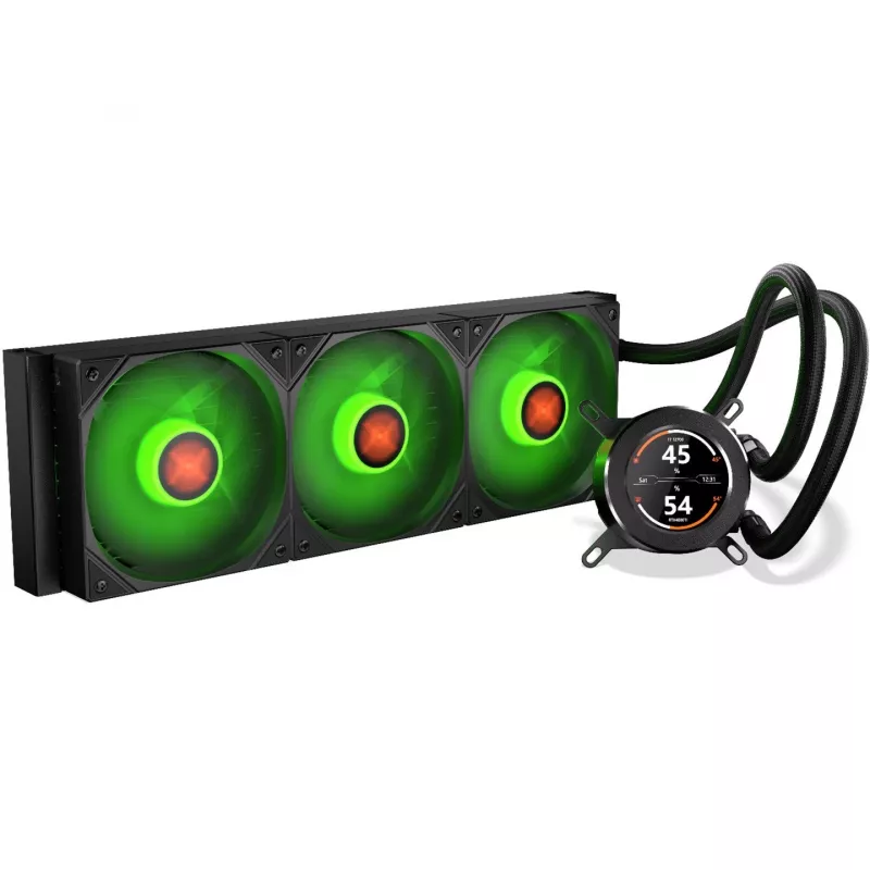 HydroGlance 360 LCD, vedelikjahutus must