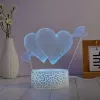 Manta SNL115RGB RGB 3D südamekujuline dekoratiivne LED-lambi komplekt