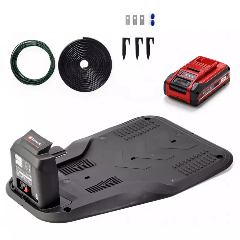 Power X-Change Robot Mower FREELEXO CAM PLUS 600 (Punane/must, Li-Ion Battery Plus 4,0Ah, Kaamera + Andur)