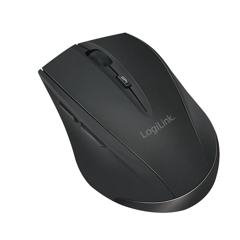 Logilink juhtmevaba hiir BT5.0, ergonoomiline, must