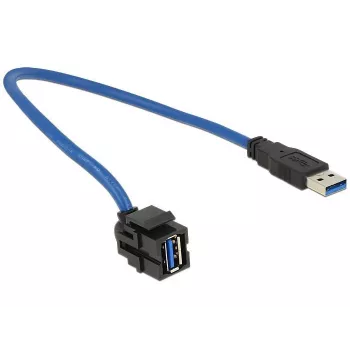 USB-kaabel DeLOCK 86375 USB 3.2 Gen 1 0,5 m USB A sinine